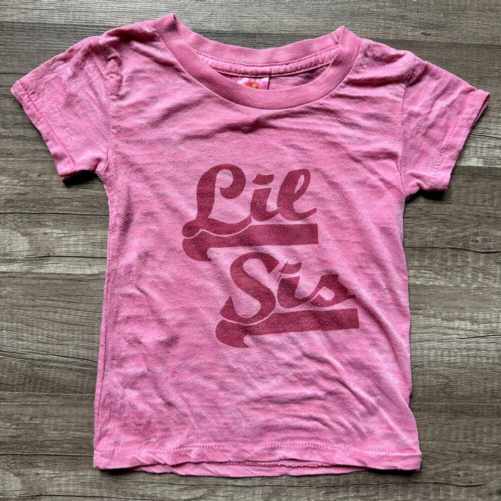 Alternative Apparel Lil Sis Pink Burnout Tee